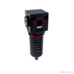 Filtre G1/2 Aircomp Ligne 075, 20 µm, bol avec protection, purge semi-automatique (F 1/2 075 20 PE SS)