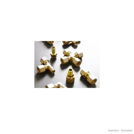 União de compressão para tubo PE Ø20 x rosca macho 1/2"