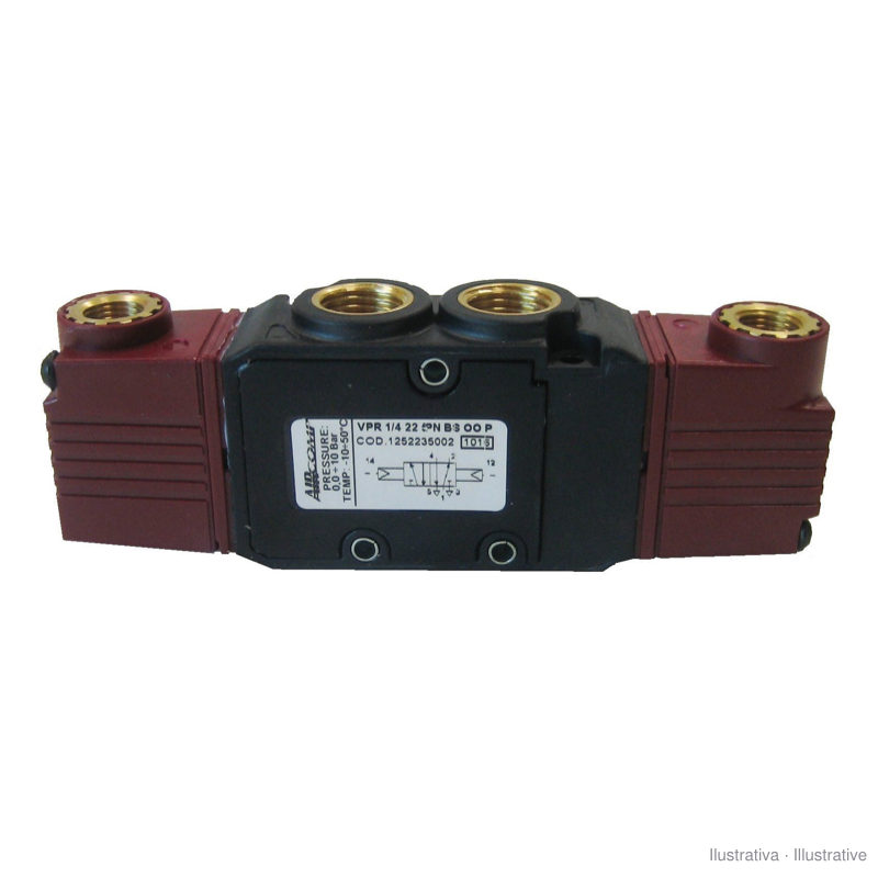Vanne pneumatique 5/2 monostable G1/4 - Ligne 125