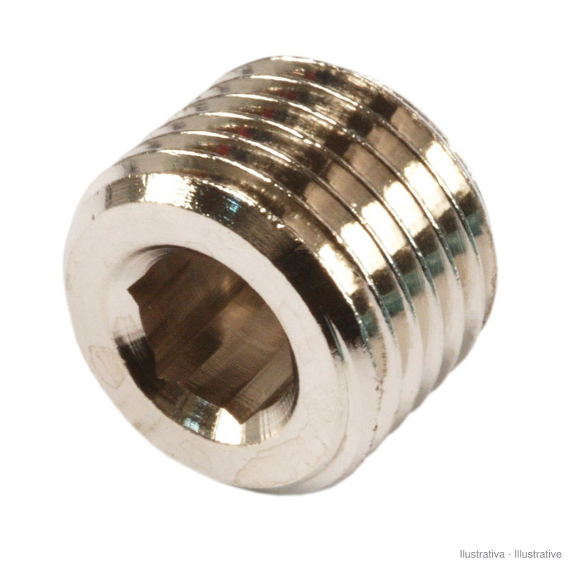 Bujão (grano) cónico em latão R1/8 Aircomp