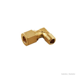 Brass tapered male compression elbow (Aignep 13280)