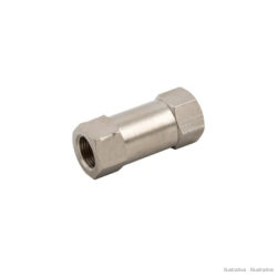 Válvula anti-retorno em linha fêmea-fêmea G 1/4" (Aignep 6062)