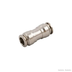 Push-in straight union with metal collet (Aignep 57040)