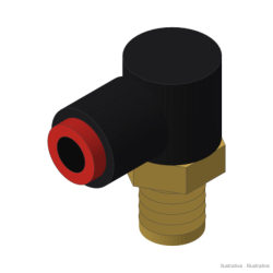 Conector orientável push-in Aircomp (série 302.35, por confirmar)