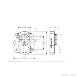 Bomba de engrenagens Ronzio 01ZB0 F130D | Hidro Orfão