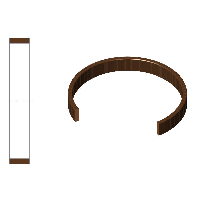Phenolic resin guide rings
