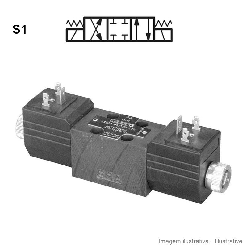 Electroválvula Duplomatic DL2 (NG4), corredera S1
