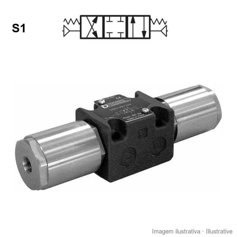 Válvula direccional de mando neumático Duplomatic DSA3 (NG6) S1