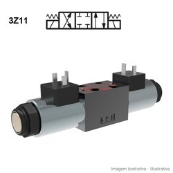Électrodistributeur Argo-Hytos RPE3-06 (NG6), tiroir 3Z11