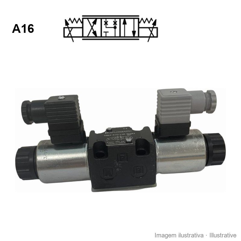 Duplomatic DSE3 proportional directional valve NG6 (CETOP 3), scheme A16
