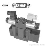 Valvola proporzionale pilotata Duplomatic DSPE7 NG16 (CETOP 7), schema C150