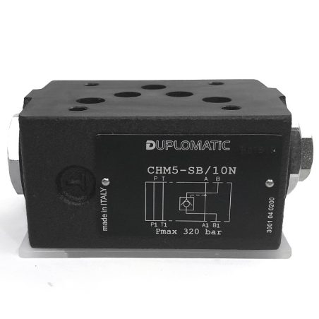 Retenção pilotada modular NG10 (CETOP 5) Duplomatic CHM5-SB, na linha B