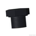 Tapón de PVC macho M18
