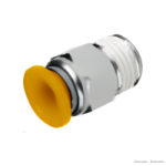 Push-in straight male fitting