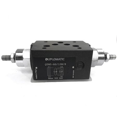 Restritor duplo modular Duplomatic QTM5-RD/10, NG10 (CETOP 5), meter-in