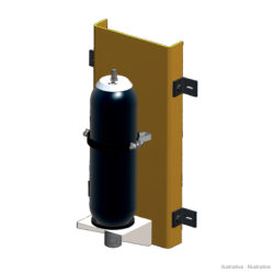 Befestigung für Speicher (Schellen, Klemmbacken und Halterungen)