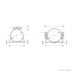 Accumulator clamps, jaws and brackets