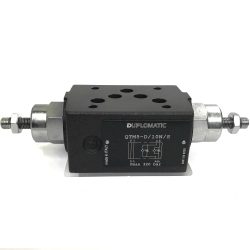 Limiteur de débit double modulaire Duplomatic QTM5-D/10, NG10 (CETOP 5), à la sortie