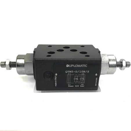 Limiteur de débit double modulaire Duplomatic QTM5-D/10, NG10 (CETOP 5), à la sortie