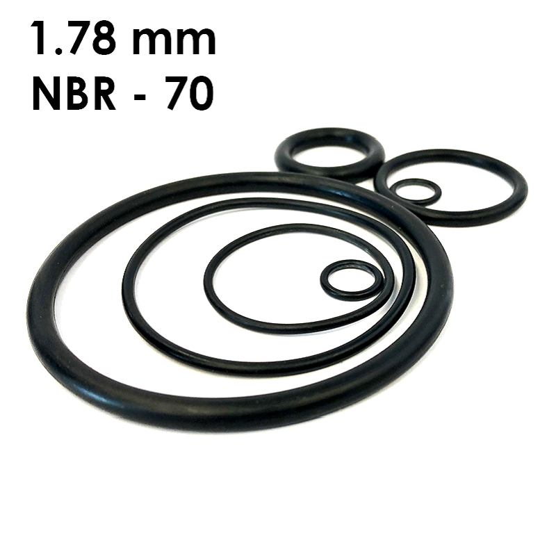 O-RINGS 1.78 NBR in nitrile for hydraulic applications