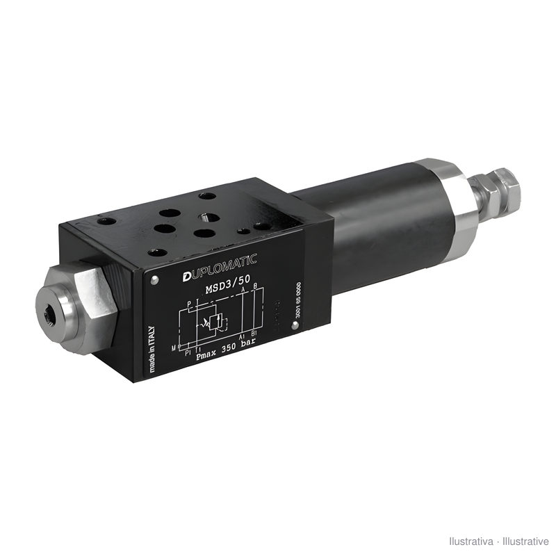 Duplomatic MSD5/50 modular sequence valve NG6 (CETOP 3), 50-280 bar