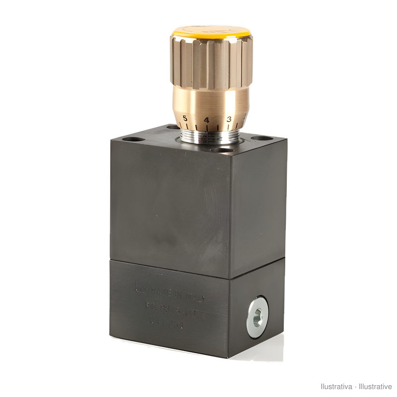 Druckkompensierter Stromregler in einer Richtung 0-2.5 l/min Tognella FT 288/5-03-CH, NG6 (CETOP 3)