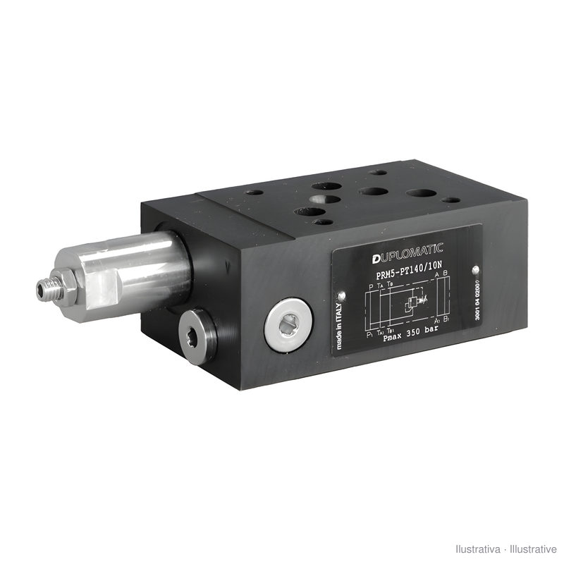 Duplomatic PRM3-PT140/10N/S NG6 (CETOP 3) modular relief valve, P-T