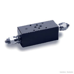 Zwischenplatten-Druckbegrenzungsventil NG6 (CETOP 3) Eurofluid EVM203AX1F, 30-100 bar
