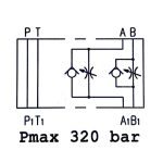 Duplomatic QTM5-D/10 double modular flow restrictor, NG10 (CETOP 5), meter-out