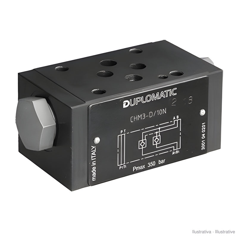 Retenção pilotada modular Duplomatic CHM3 NG6 (CETOP 3)