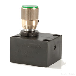 Regulador de caudal bidireccional de regulación fina 0-2.5 l/min Tognella FT 288/2-03-CH, NG6 (CETOP 3)