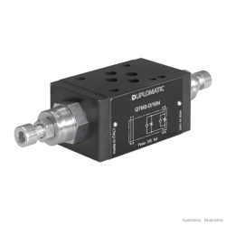 Zwischenplatten-Drosselventil Ablaufdrosselung Duplomatic QTM3-D/10N/S, NG6 (CETOP 3)