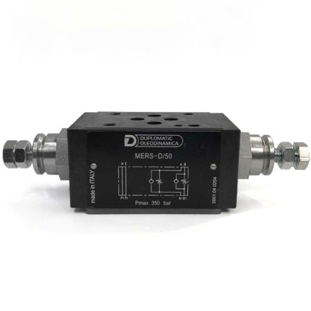 Duplomatic MERS-D double modular flow restrictor, NG6 (CETOP 3), meter-out