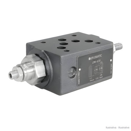 Limiteurs de débit et réducteurs modulaires Duplomatic QTM5 et Z4M, NG10 (CETOP 5)