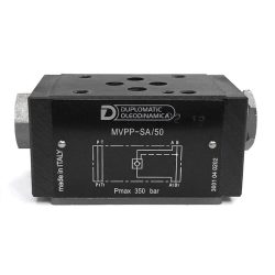 Retenção pilotada modular NG6 (CETOP 3) Duplomatic MVPP-SA, na linha A