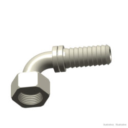 Hembra ORFS 90° Interlock