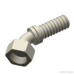 Femmina metrica 45º Interlock