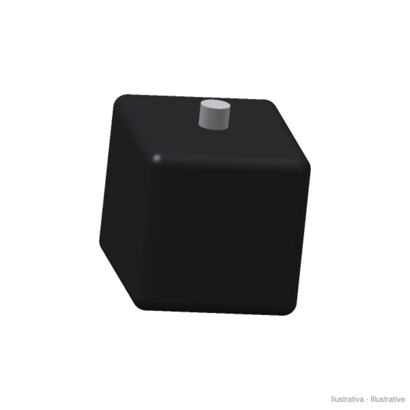Conector eléctrico SP 22 mm para bobina (Líneas 120-125-127-128-130)