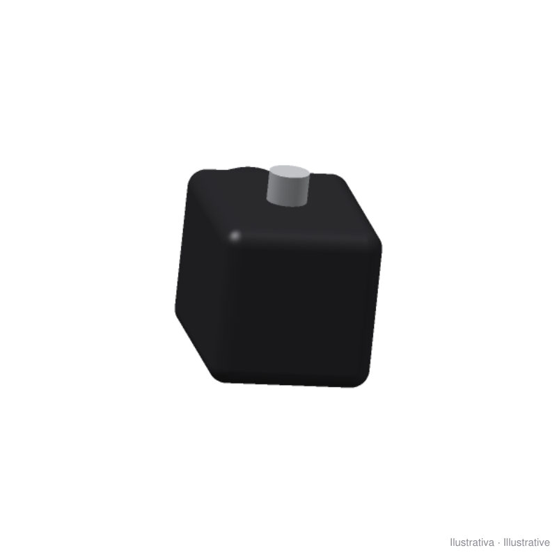 Conector elétrico standard 15 mm para eletropiloto (Linha 115)
