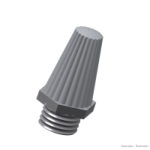 Pack of 4 - Grey plastic pneumatic silencer G 1/2" (IMI Norgren, model to be confirmed)