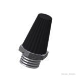 Lot de 8 pcs - Silencieux pneumatique en plastique noir G 1/2"