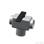 Marchesini 3-way diverter valve, high pressure (500 bar)