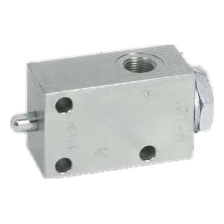 Valvola di finecorsa a pulsante NF a doppia tenuta Marchesini V-101 3/8" DT (V1827)