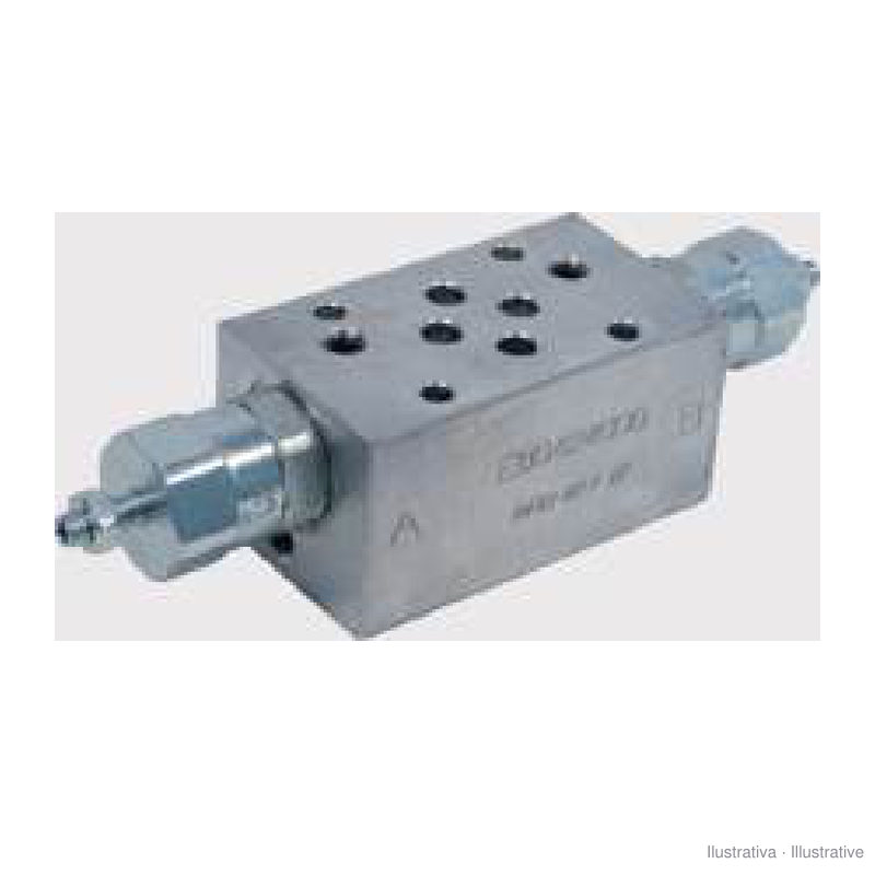 Plaque sandwich NG6 (CETOP 3) Hydronit E60424000 pour limiteurs de pression VMDC20