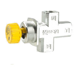 Isolateur de manomètre à bouton-poussoir Tognella FT 292 1/4"