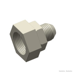 Unión de reducción hembra JIC 1.1/16" - macho JIC 3/4"