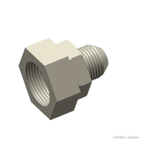 UNIÃO FEMEA JIC 1"1/16 - MACHO JIC 3/4