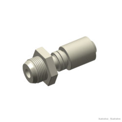 Pressarmatur AG metrisch France M30x1.5 für Schlauch 5/8"