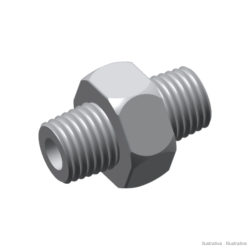 Machón macho-macho 1/8" NPT