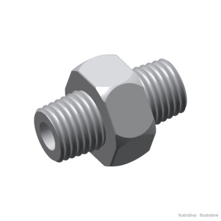 Machón macho-macho 1/8" NPT